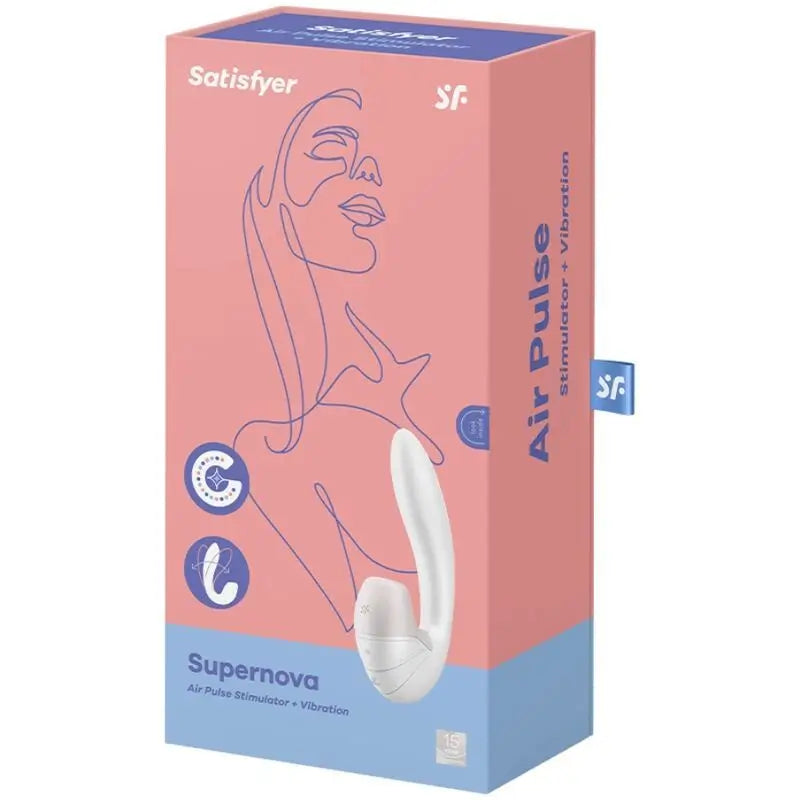 Satisfyer Air Pulse Supernova Stimulator & Vibrator - Weiß