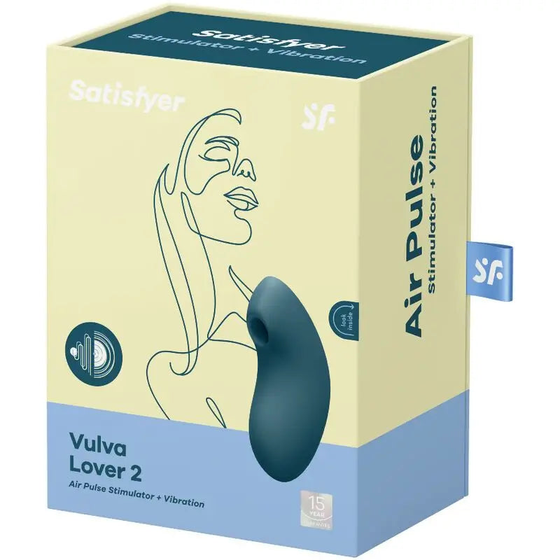 Satisfyer Air Pulse Vulva Lover 2 Stimulator & Vibrator - Blau