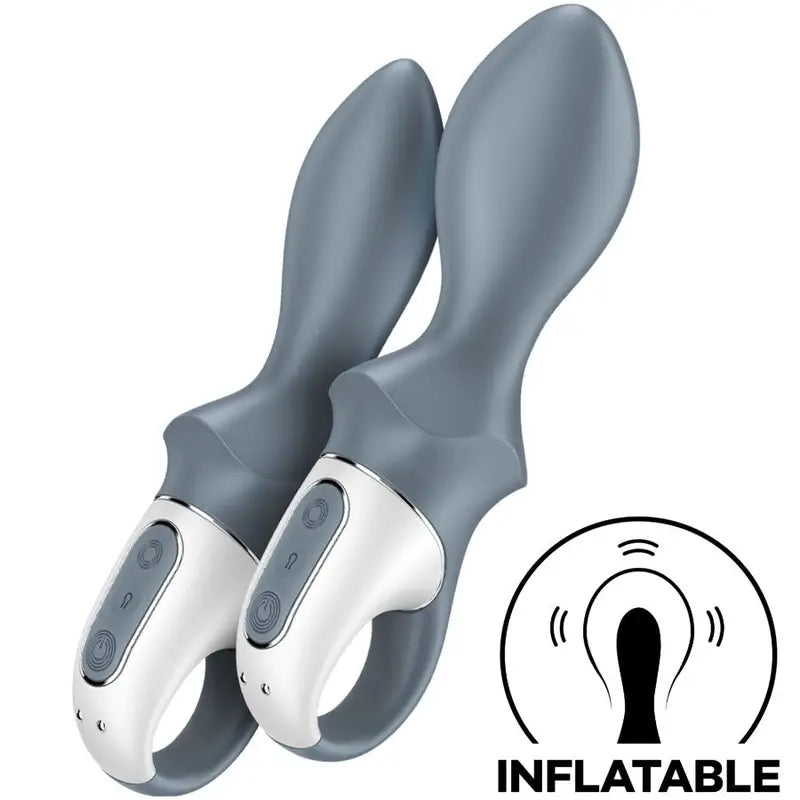 Satisfyer Luftpumpe Booty 1 Aufblasbarer Analvibrator Grau