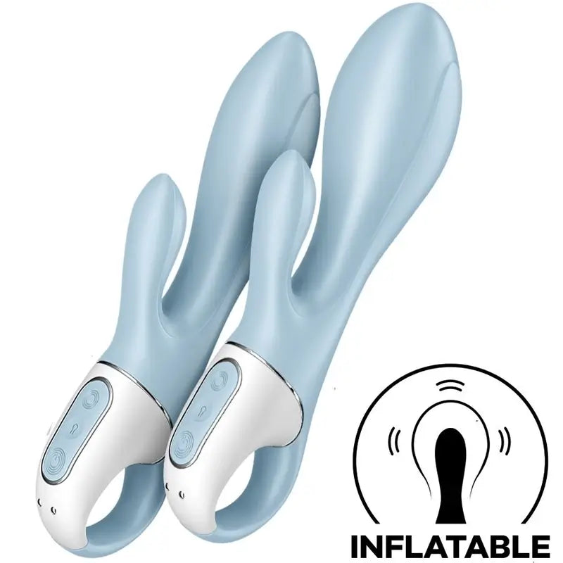 Satisfyer Luftpumpe Bunny 1 Aufblasbarer Rabbit Vibrator Blau