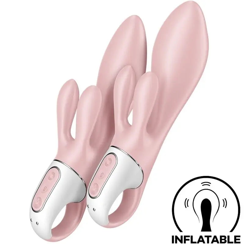 Satisfyer Luftpumpe Bunny 3 aufblasbare Kaninchen Vibrator Rosa