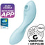 Satisfyer Connect  Curvy Trinity 5 Estimulador Y Vibrador App - Azul