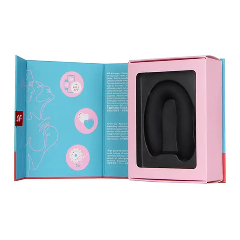 Satisfyer Connect Double Joy mit App - Schwarzes Gold