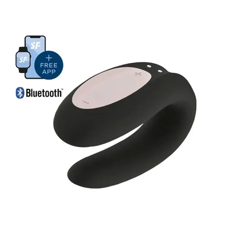 Satisfyer Connect Double Joy mit App - Schwarzes Gold