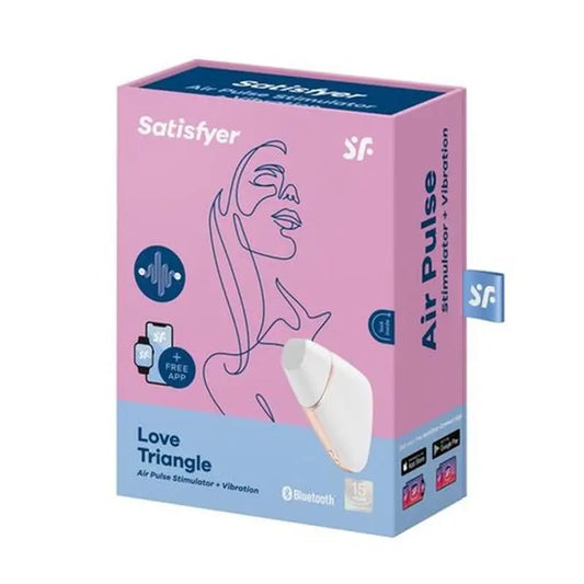Satisfyer Connect Liebesdreieck Stimulator & Vibrator - Weiß