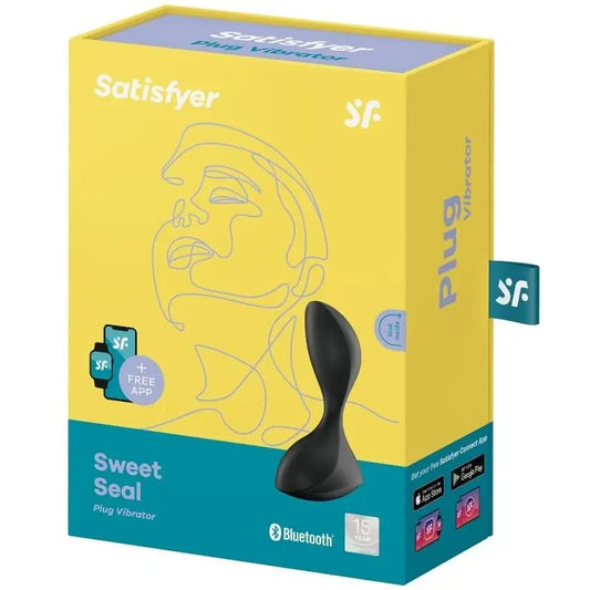Satisfyer Connect Sweet Seal Sweet Seal App Vibrationsstecker - Schwarz