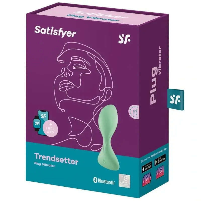 Satisfyer Connect Trendsetter Vibrationsstecker App - Grün