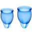 Satisfyer Feel Confident Menstruationstasse Kit Intense Blue 15 + 20 Ml