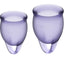 Satisfyer Feel Confident Flieder Menstruationstasse Kit 15 + 20 ml