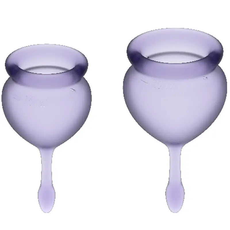 Satisfyer Feel Good Menstruationstasse Kit Flieder 15 + 20 ml