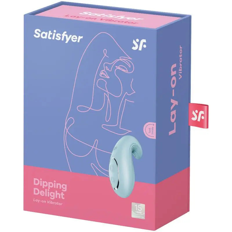 Satisfyer Layons Dipping Delight Lay-On Vibrator - Blau