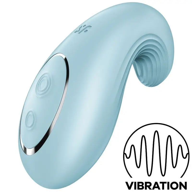 Satisfyer Layons Dipping Delight Lay-On Vibrator - Blue