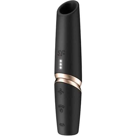 Satisfyer Perfect Kiss Klitoris Stimulator von Waves Schwarz / Gold
