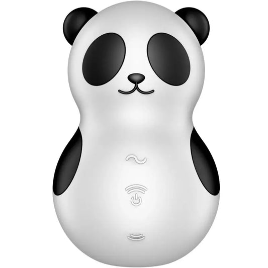Satisfyer Pocket Panda Stimulator & Vibrator Schwarz & Weiß