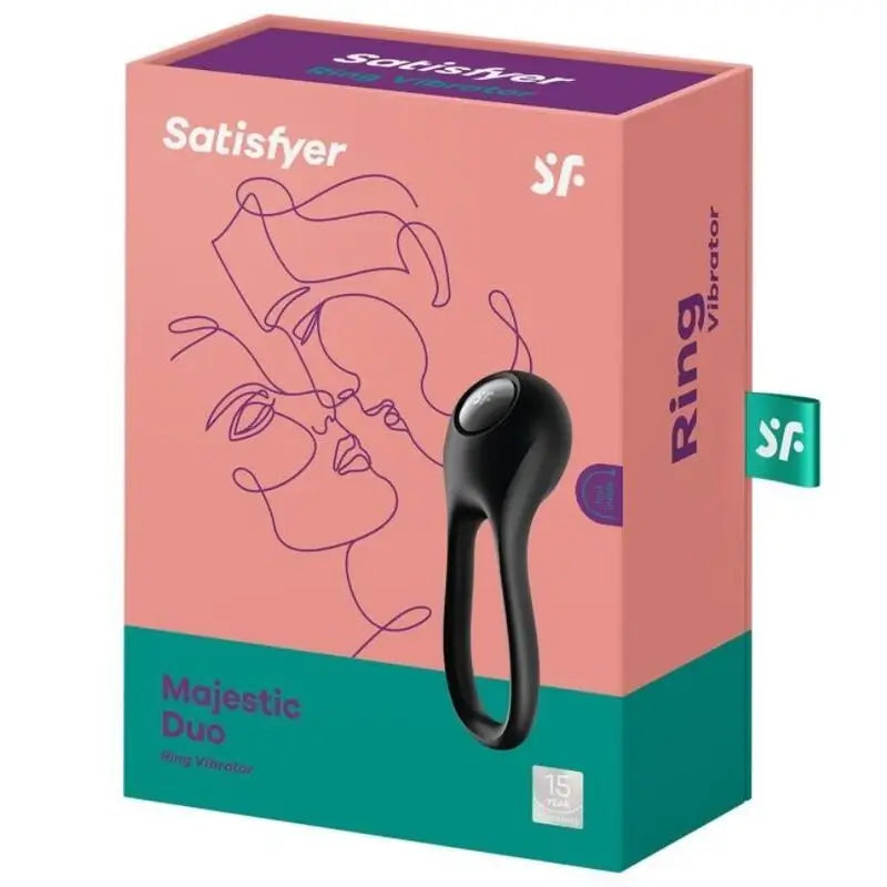 Satisfyer Ring Majestic Duo Vibrationsring Schwarz
