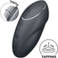 Satisfyer Tap & Climax 1 Lay-On Vibrator Schwarz