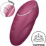 Satisfyer Tap & Climax 1 Vibrator Lay-On Rot