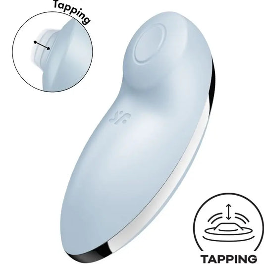 Satisfyer Tap & Climax 2 Vibrator & Stimulator Blau