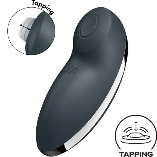 Satisfyer Tap & Climax 2 Vibrator & Stimulator Grau