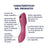 Satisfyer Vibrator und Sauger Dreifach-Stimulation Usb Rot