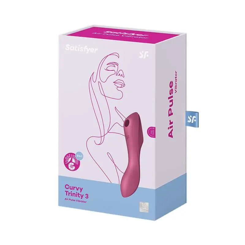 Satisfyer Vibrator und Sauger Dreifach-Stimulation Usb Rot