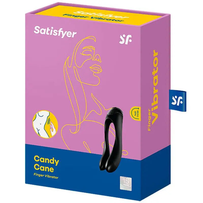 Satisfyer Vibrator Zuckerstange Vibrator Schwarzer Finger Vibrator