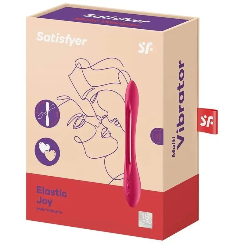 Satisfyer Vibrator Elastic Joy Multi Vibrator - Rot