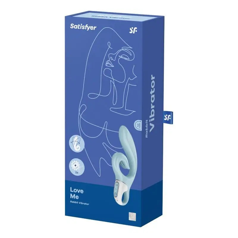 Satisfyer Vibrator Love Me Rabbit Vibrator - Blau