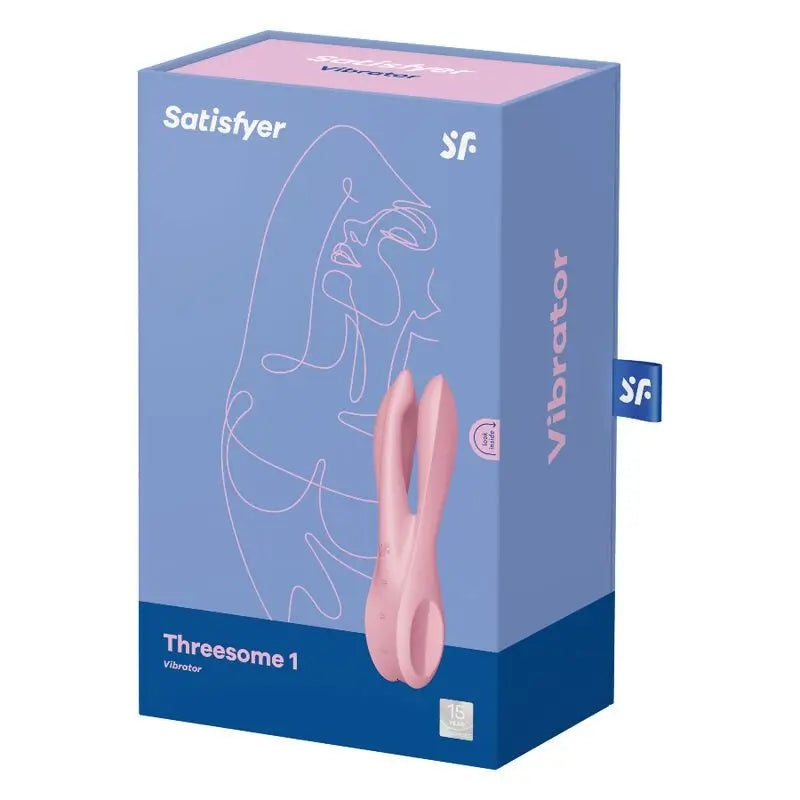 Satisfyer Vibrator Threesome 1 Vibrator - Rosa