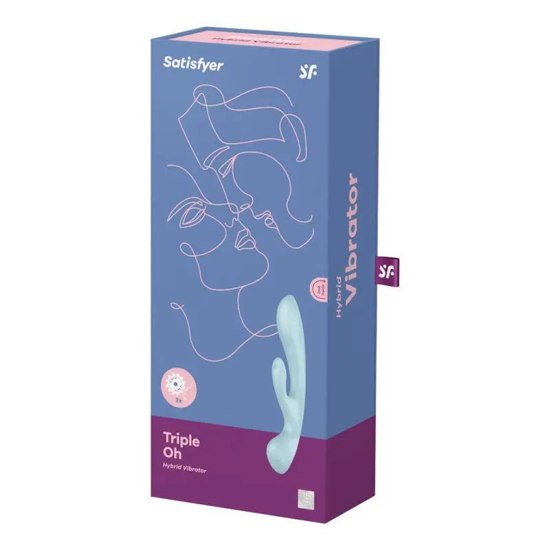 Satisfyer Vibrator Dreifach Oh Hybrid Vibrator - Blau
