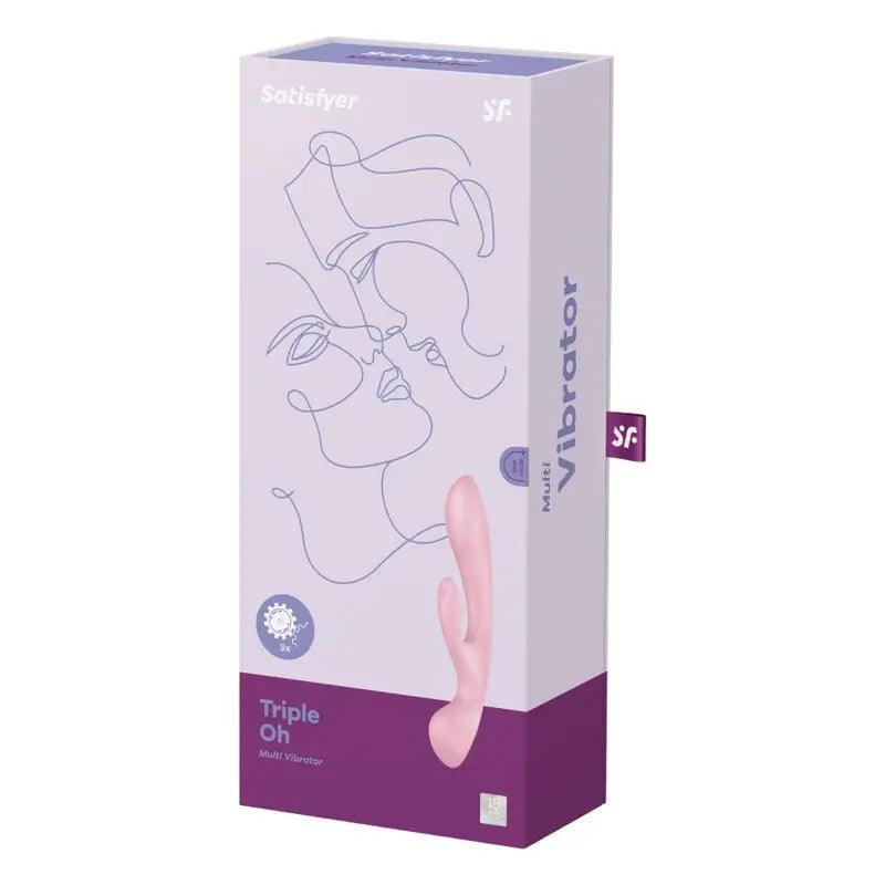 Satisfyer Vibrator Dreifach Oh Hybrid Vibrator - Rot