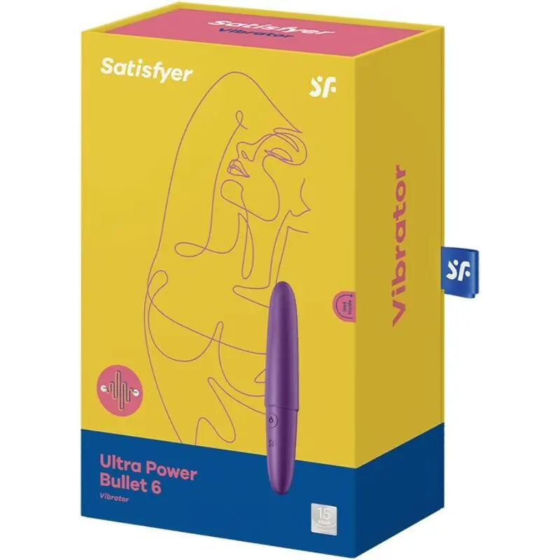 Satisfyer Vibrator Ultra Power Bullet 6 Lila Vibrationskugel