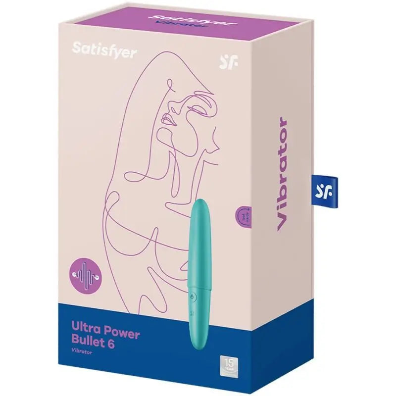 Satisfyer Vibrator Ultra Power Bullet 6 Türkis Vibrationskugel
