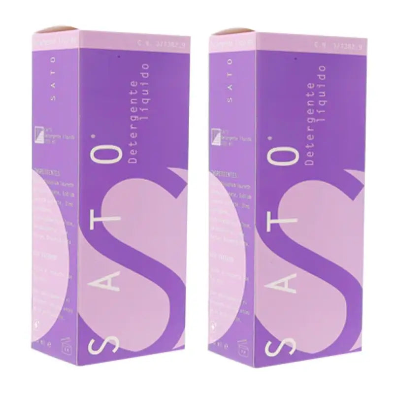 Sato Flüssigwaschmittel Packung, 2 x 200 ml