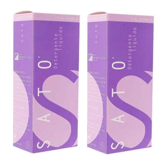 Sato Flüssigwaschmittel Packung, 2 x 200 ml