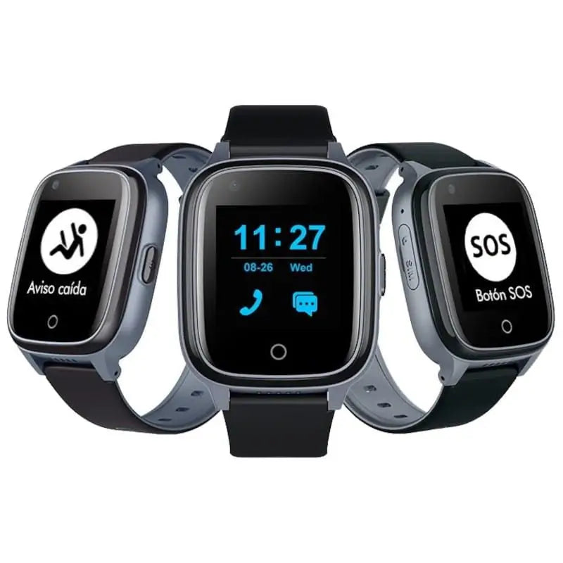 Save Family Senior Uhr mit Gps 4G Schwarz