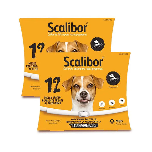 Scalibor Anti-Parasiten-Halsband für Hunde 48 cm, 2er Pack