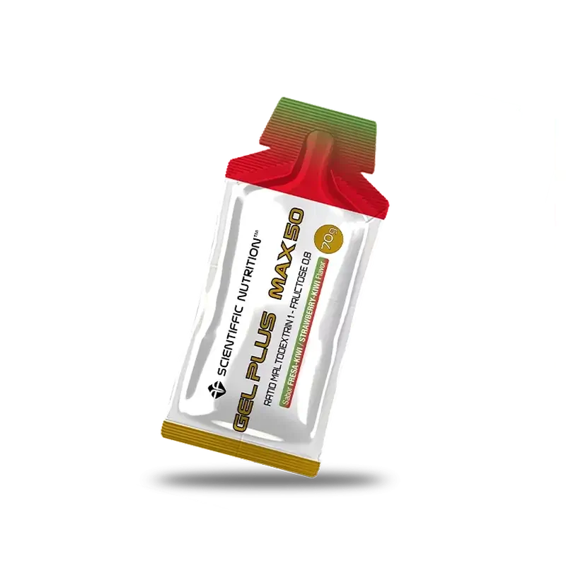 Scientiffic Nutrition Gel Plus Max 50 - Erdbeere Kiwi , 70 Gramm