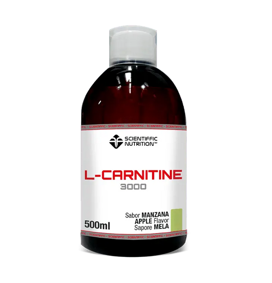 Scientiffic Nutrition L-Carnitin Flüssigkeit Apfel 3, 500 ml