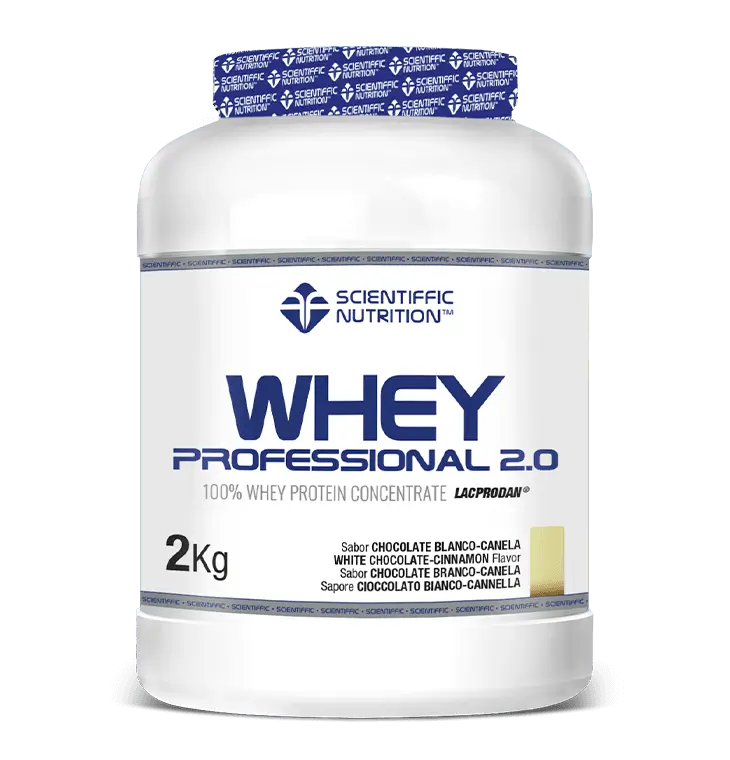 Scientiffic Nutrition Whey Professional 2.0 Weiße Schokolade mit Zimt, 2 kg