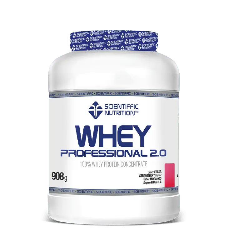 Scientiffic Nutrition Whey Professional 2.0 Erdbeere, 908 g