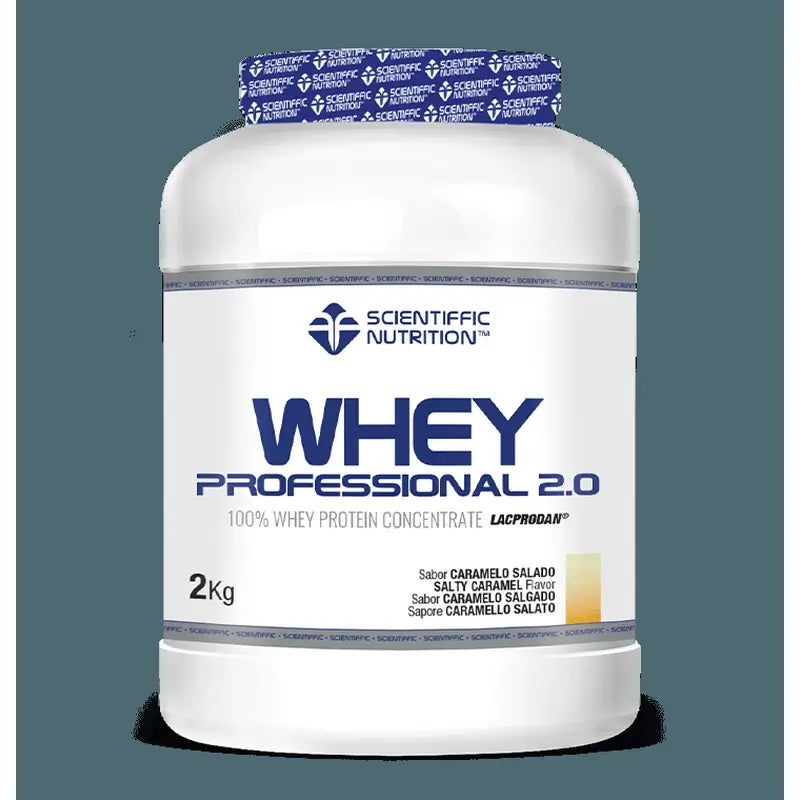 Scientiffic Nutrition Whey Professional 2.0 Gesalzenes Karamell, 2000 Gramm