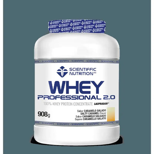 Scientiffic Nutrition Whey Professional 2.0 Gesalzenes Karamell , 908 Gramm