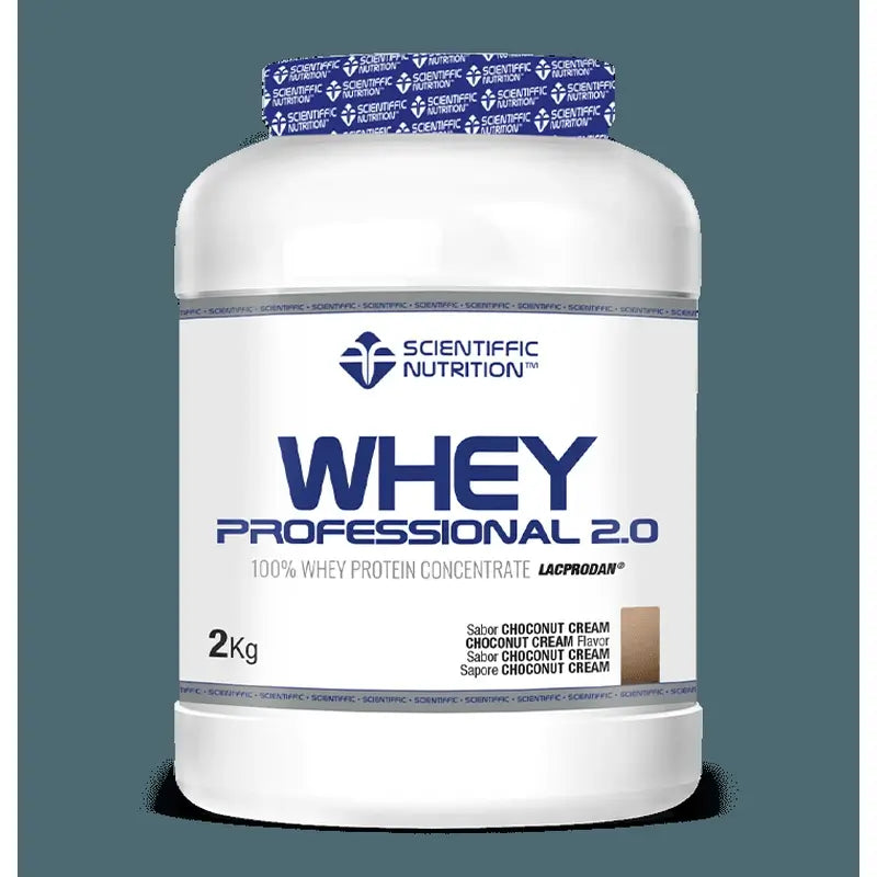 Scientiffic Nutrition Whey Professional 2.0 Kokosnusscreme, 2000 Gramm