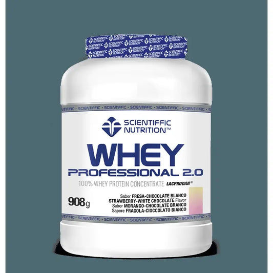 Scientiffic Nutrition Whey Professional 2.0 Strawberry White Choco , 908 Gramm