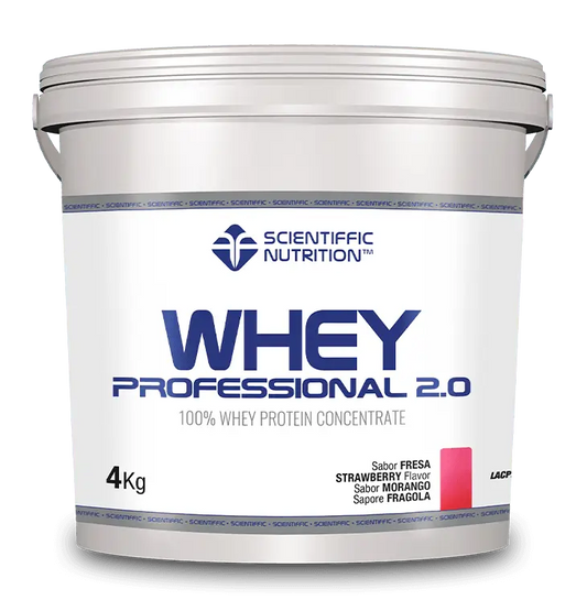 Scientiffic Nutrition Whey Professional 2.0 Erdbeere, 4 kg