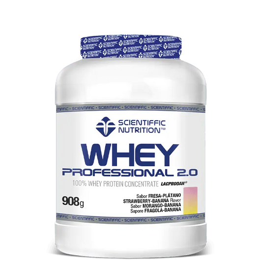 Scientiffic Nutrition Whey Professional 2.0 Erdbeere-Banane, 908 g