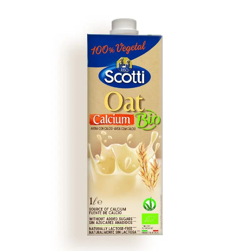 Scotti Pflanzlicher Haferdrink mit Calcium 1L. Bio Vegan