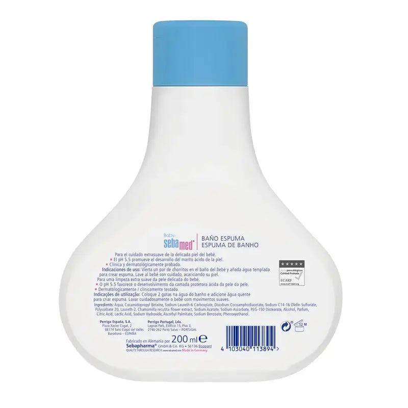 SEBAMED Baby-Badeschaum 200 ml