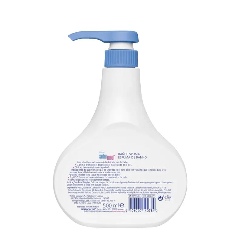 SEBAMED Baby-Badeschaum für zarte Haut 500 ml